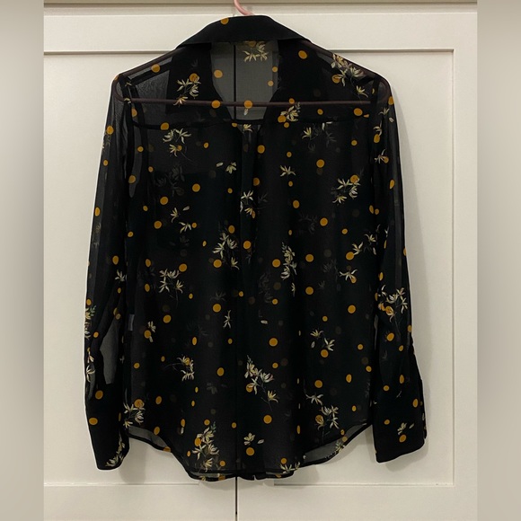 Zara sheer blouse. EUC - Picture 3 of 7